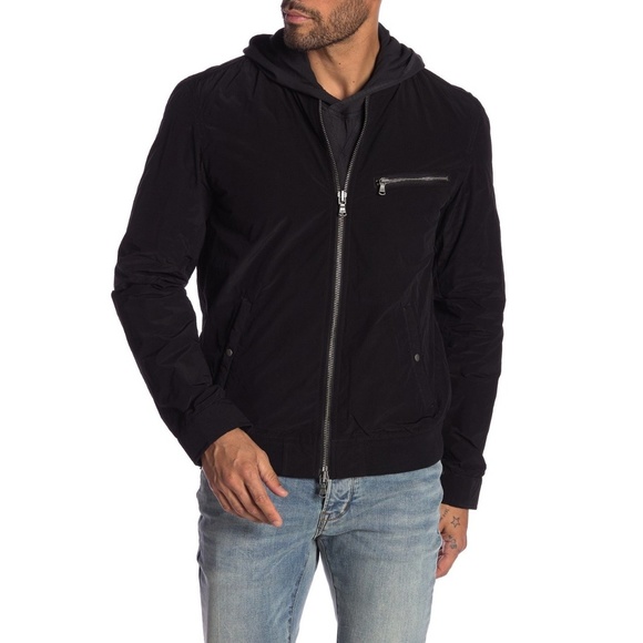 JOHN VARVATOS USA Full Zip Pocketed Bomber Jacket - Picture 8 of 8